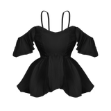  Áo Hai Dây Nữ FAIRY MADMIND - Màu Đen 