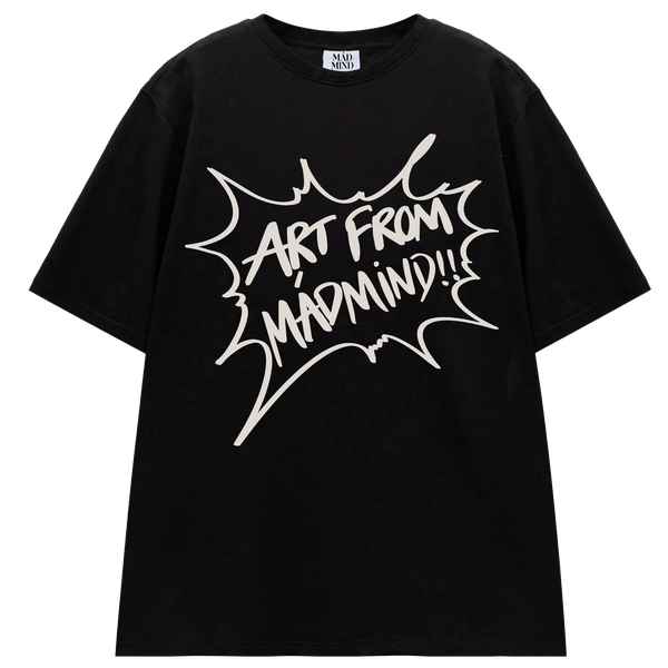  Áo Thun Ngắn Tay In Hình Art Tshirt Madmind 100% Premium Cotton - Màu Đen 