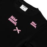  Áo Thun Nữ In Nổi Họa Tiết Đính Nơ Bonnie Croptop MADMIND - Màu Đen 