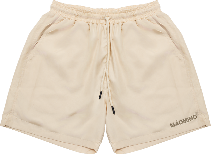  Quần Ngắn Vải Dù Cao Cấp 2 Lớp Utility Shorts Madmind - Màu Be 