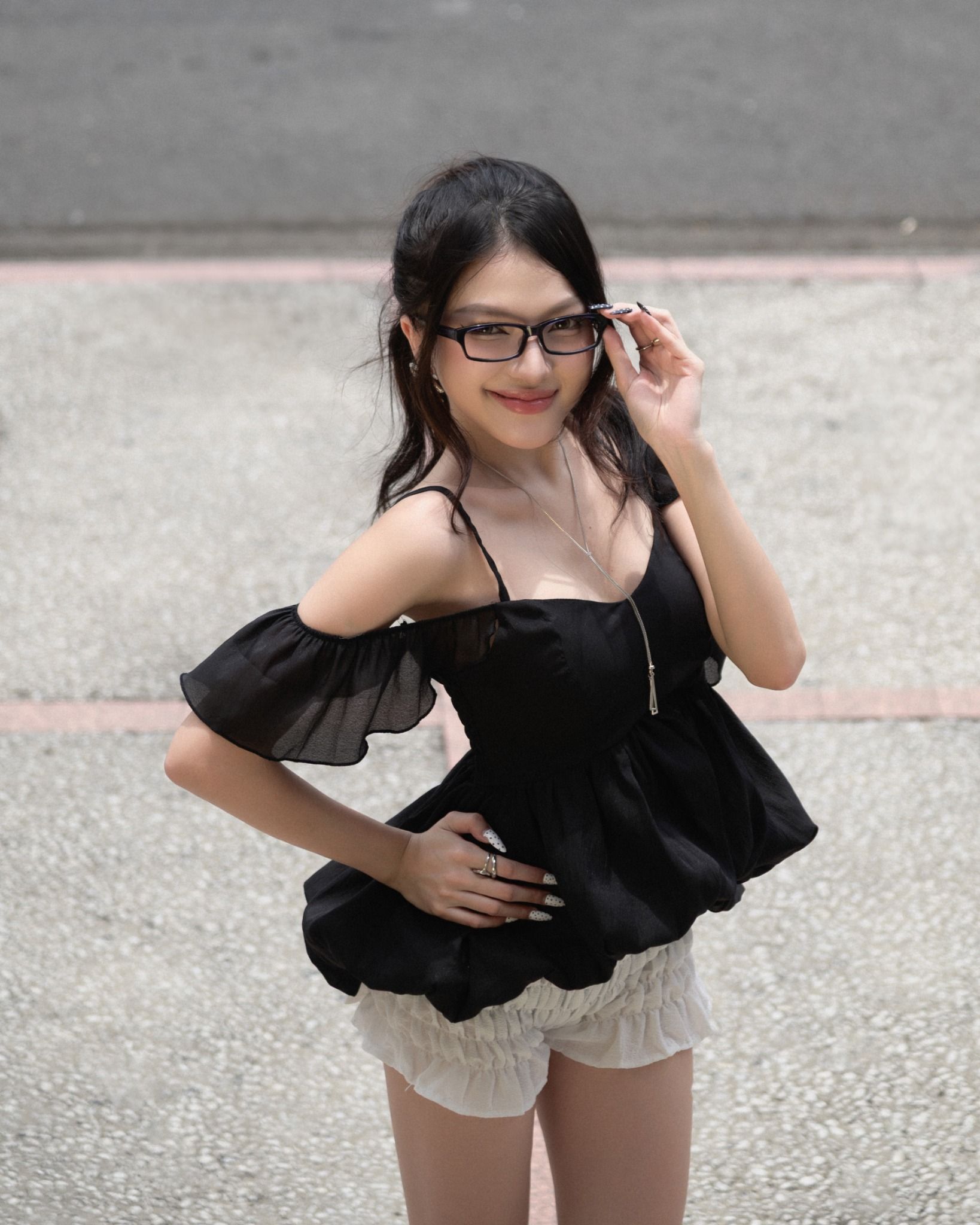  Áo Hai Dây Nữ FAIRY MADMIND - Màu Đen 