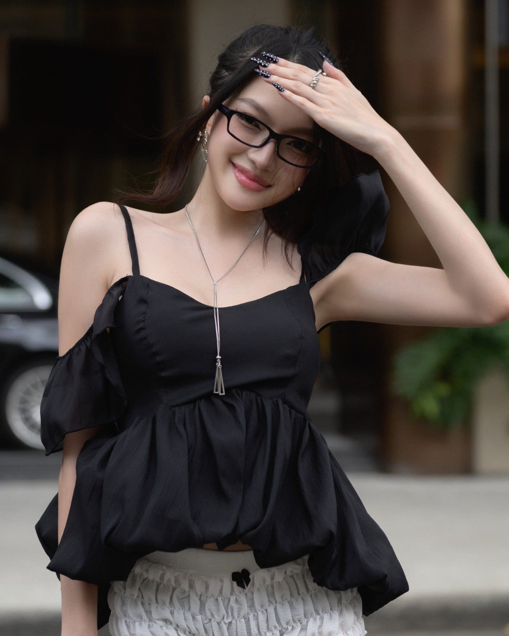  Áo Hai Dây Nữ FAIRY MADMIND - Màu Đen 