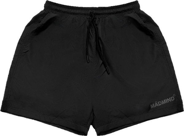  Quần Ngắn Vải Dù Cao Cấp 2 Lớp Utility Shorts Madmind - Màu Đen 