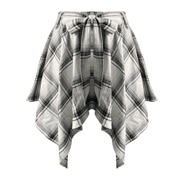  [ MẶC 2 KIỂU ] Chân Váy Nữ Thiết Kế CATCHY MADMIND - Màu Trắng Sọc 