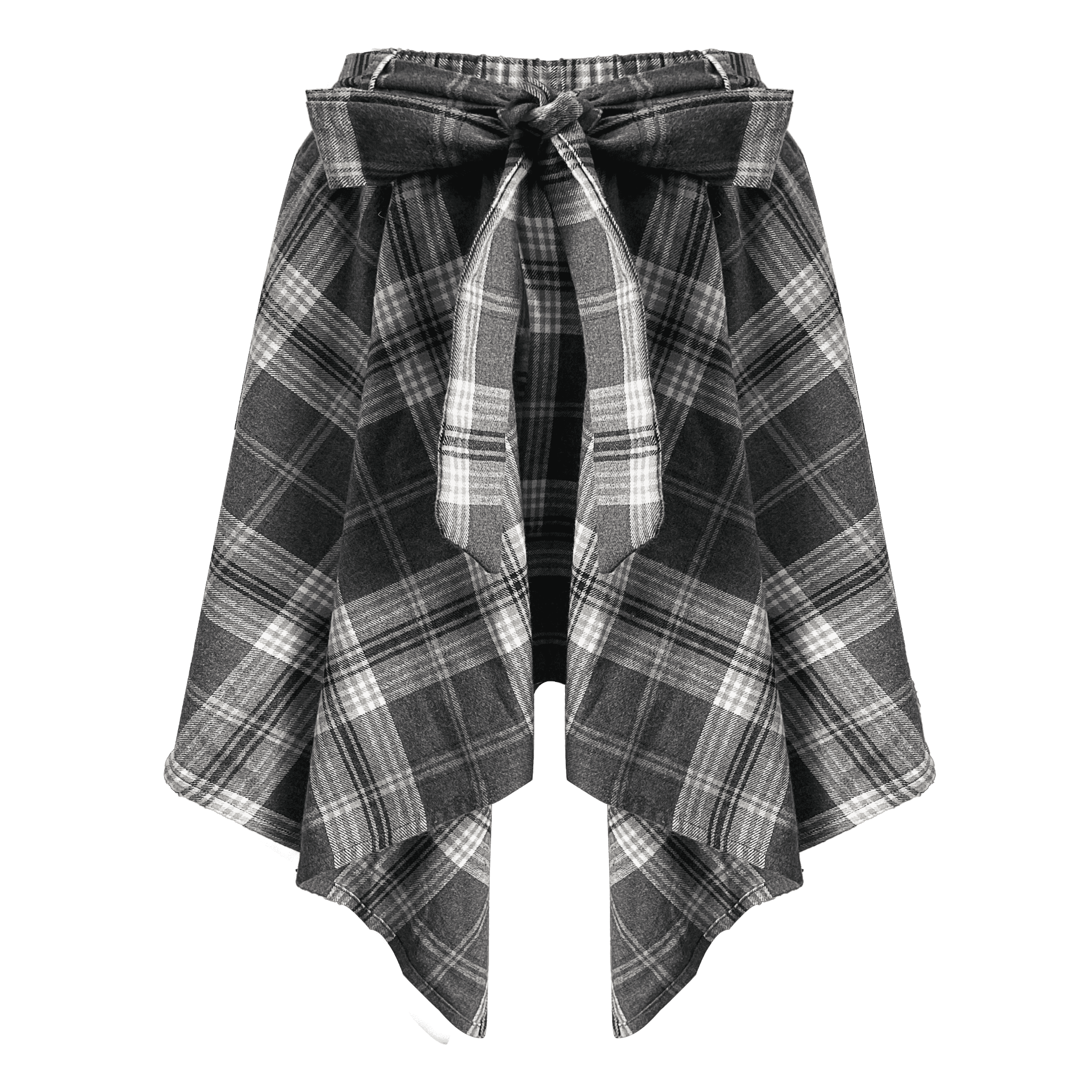  [ MẶC 2 KIỂU ] Chân Váy Nữ Thiết Kế CATCHY MADMIND - Màu Xám Sọc Rêu 