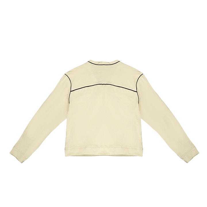  Áo Khoác Cardigan Vải Nỉ Cao Cấp Viền Lai Sketch Cardigan Madmind - Màu Be 