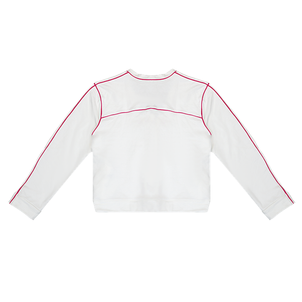  Áo Khoác Cardigan Vải Nỉ Cao Cấp Viền Lai Sketch Cardigan Madmind - Màu Trắng 