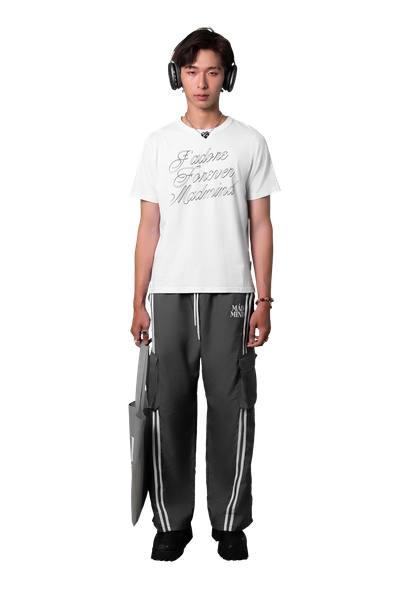  Áo Thun Form Boxy J'adore Madmind - Tay Ngắn Premium Cotton Màu Trắng 