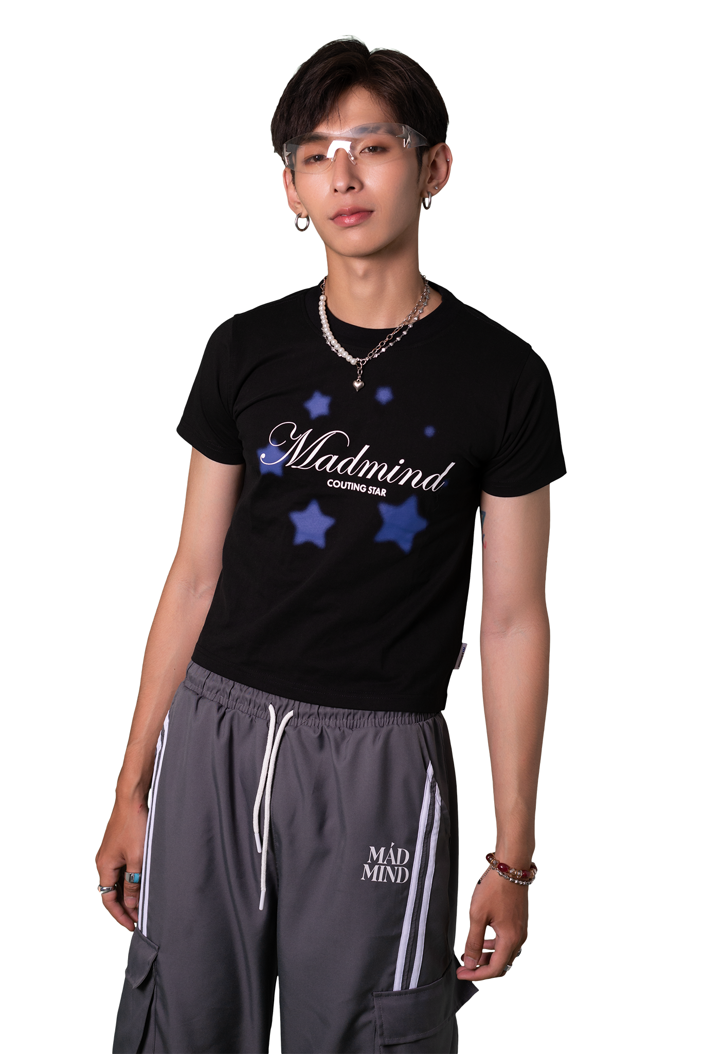  Áo Thun Form Baby Couting Star Madmind - Premium 100% Cotton 2 Chiều Màu Đen 