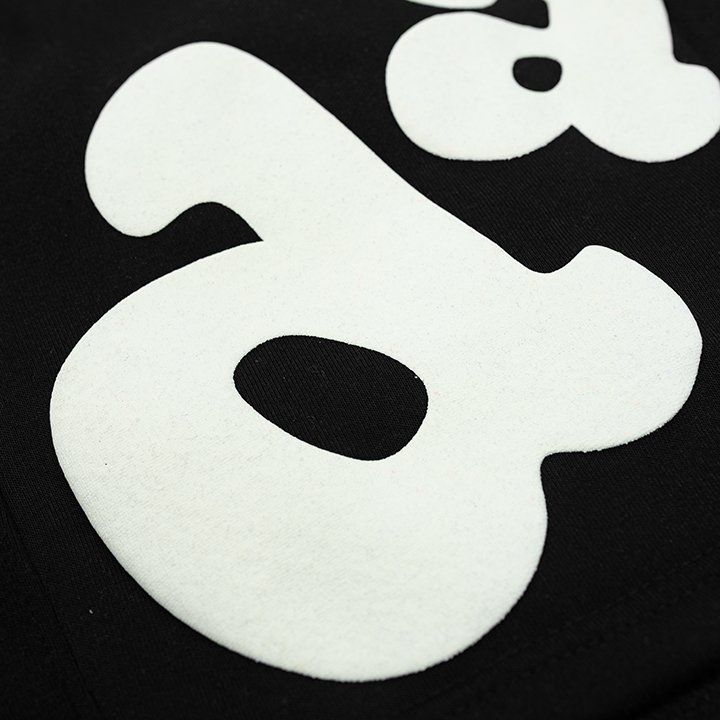  Quần Ngắn Bubblegum In Nổi Madmind -  Màu Đen 