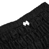  Quần Ngắn Nhún Thun Phối Nơ Hearty Short MADMIND - Màu Đen 