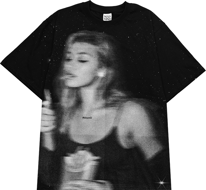  Áo Thun Ngắn Tay In Hình Blur Tshirt Madmind 100% Premium Cotton - Màu Đen 