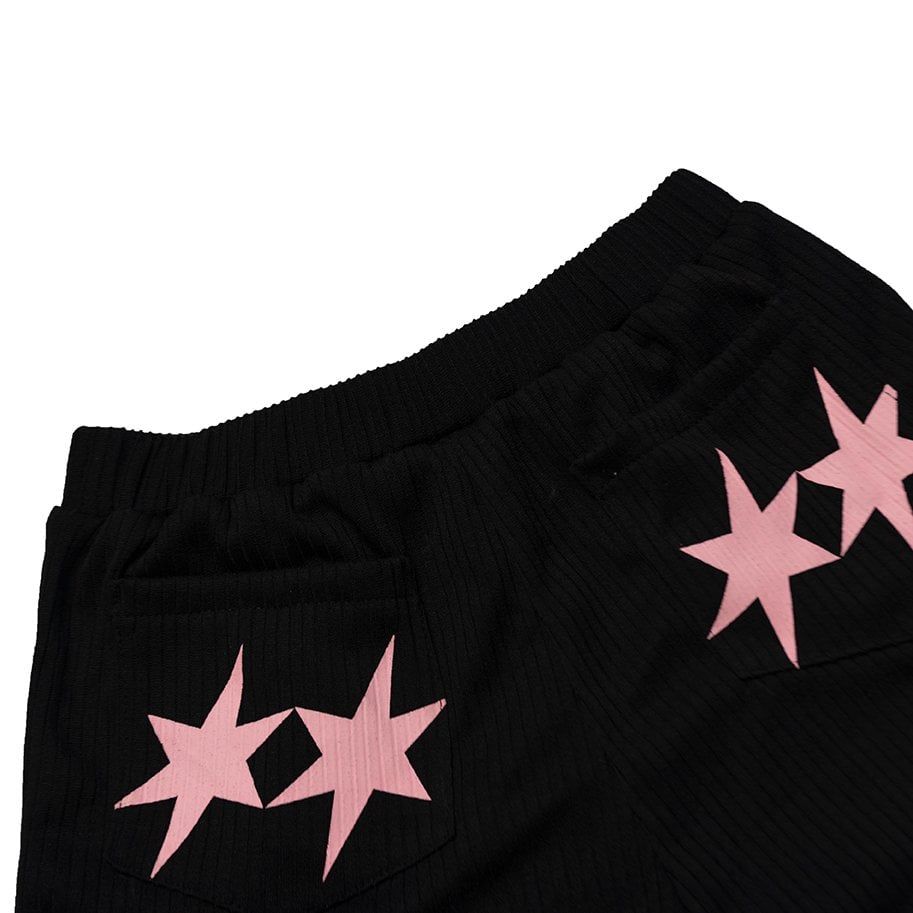  Quần Ngắn Ôm Body Ren Hồng Lace Shorts Madmind - Màu Đen 