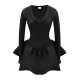  Đầm Thiết Kế Dáng Bí LUMY MADMIND - Màu Đen 