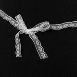  Áo Hai Dây Nữ Đính Nơ Bowie Top MADMIND - Màu Đen 