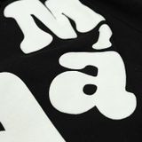  Quần Ngắn Bubblegum In Nổi Madmind -  Màu Đen 