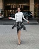  Áo Nữ Thiết Kế Vani MADMIND - Màu Trắng 