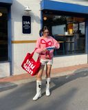  Áo Nữ Tay Dài BOWPOP MADMIND - Màu Hồng 