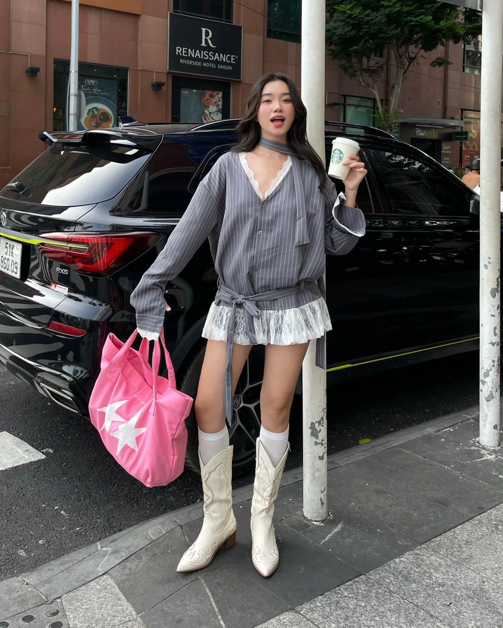  Áo Sơ Mi Nữ Thiết Kế MIKO MADMIND - Màu Xám 