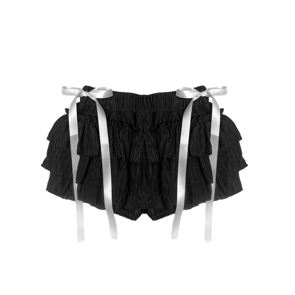  Váy Ngắn Xòe Tầng Có Quần Bảo Hộ Bowie Coquette Mini Skirt - Màu Đen 