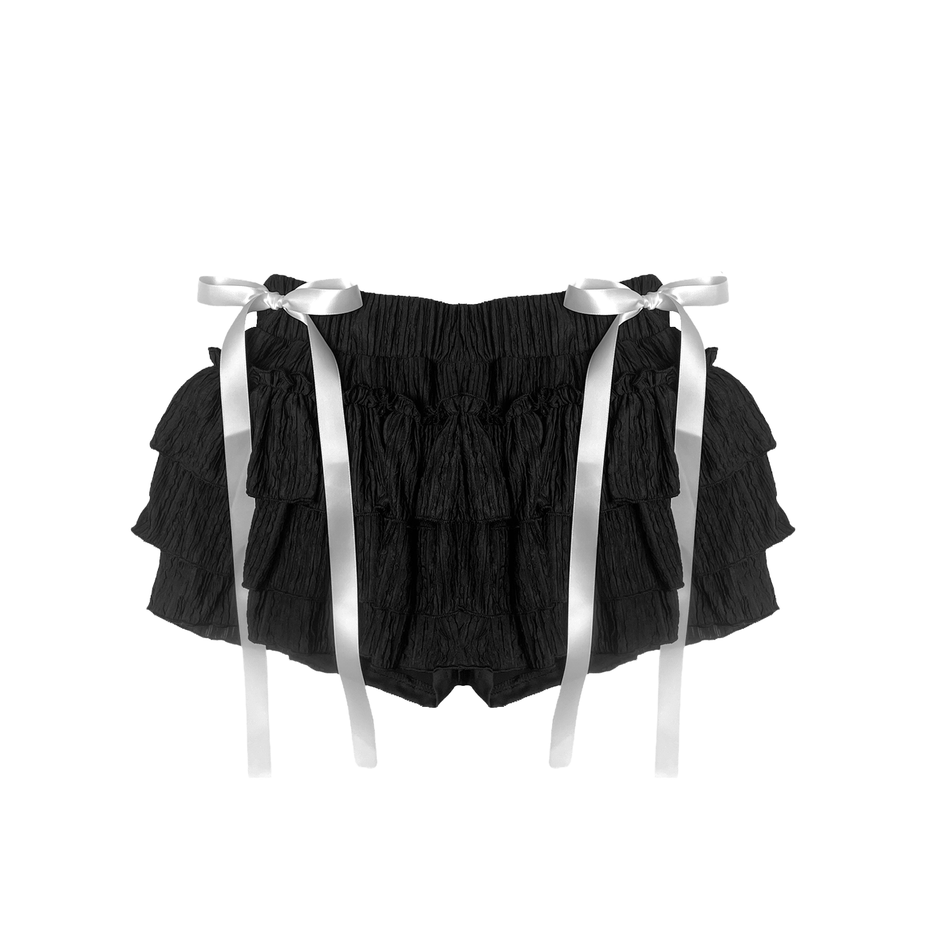  Váy Ngắn Xòe Tầng Có Quần Bảo Hộ Bowie Coquette Mini Skirt - Màu Đen 