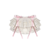  Váy Ngắn Xòe Tầng Có Quần Bảo Hộ Bowie Coquette Mini Skirt - Màu Trắng 