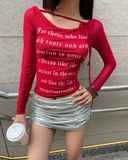  Chân Váy Nữ Ngắn Crystal Skirt MADMIND - Màu Bạc 