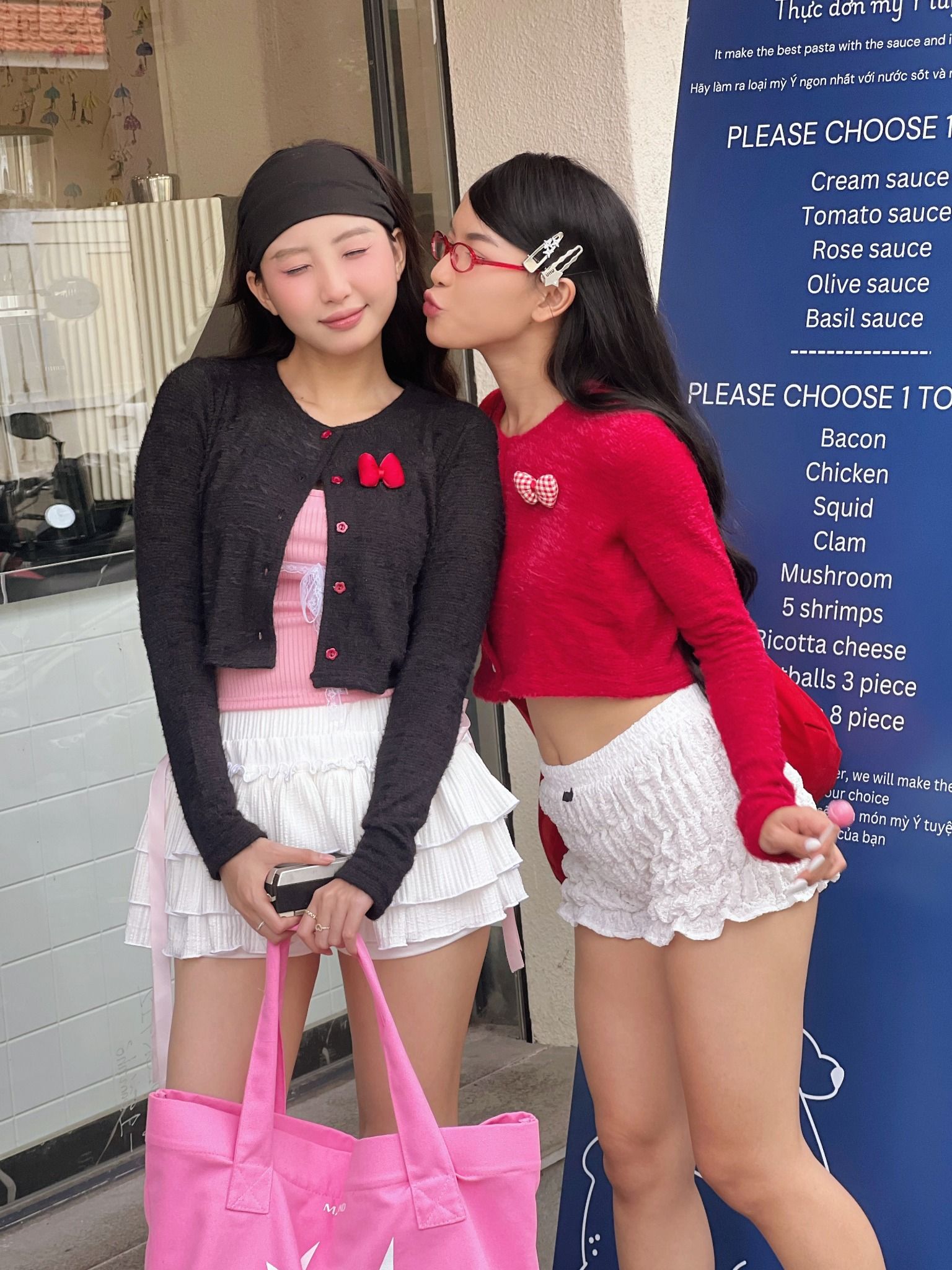  Áo Khoác Nữ MEOWGIC MADMIND - Màu Đỏ 