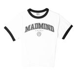  Áo Thun Form Baby ACA Madmind - Tay Ngắn Premium Cotton Màu Trắng 