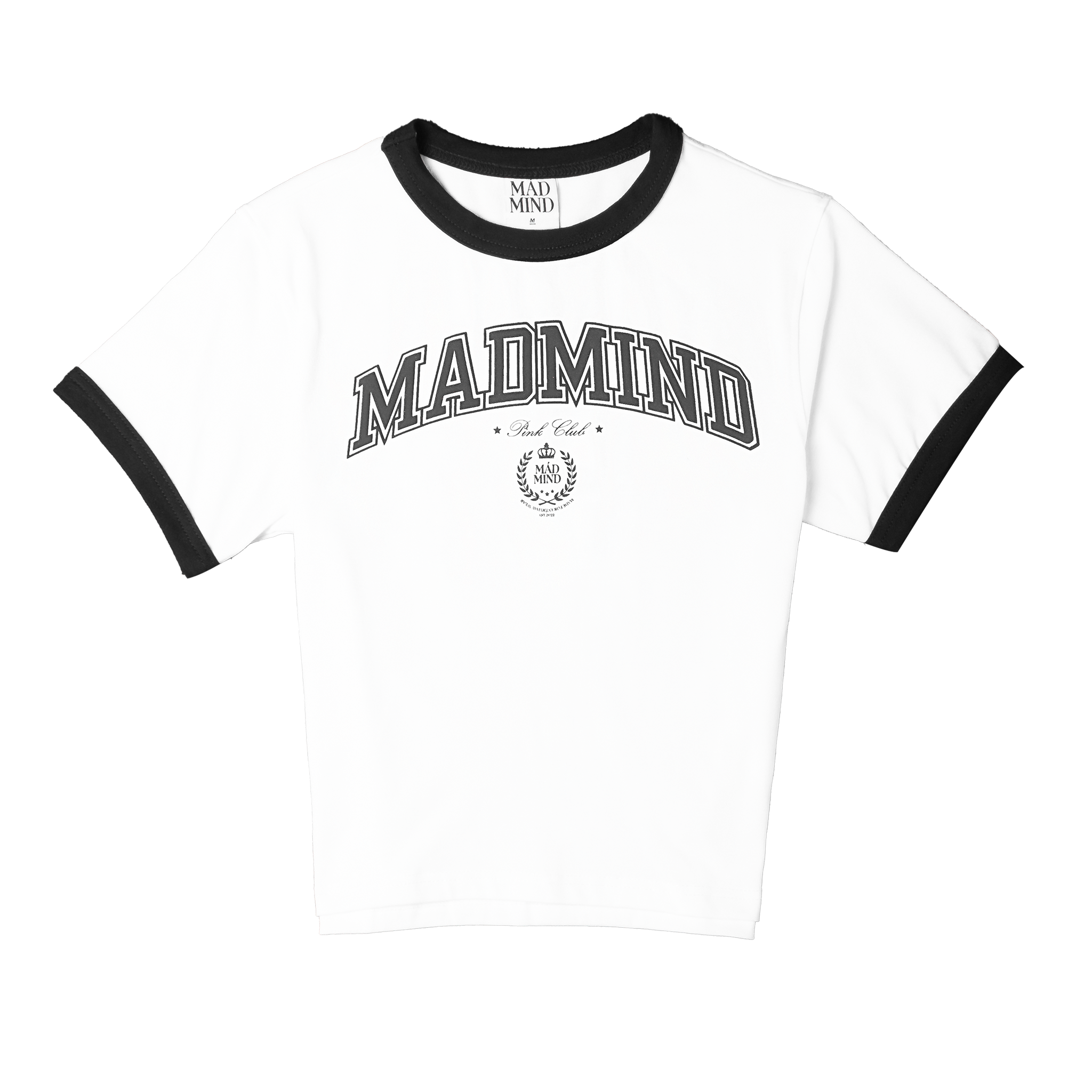  Áo Thun Form Boxy ACA Madmind - Tay Ngắn Premium Cotton Màu Trắng 