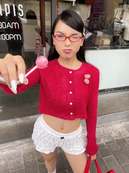  Áo Khoác Nữ MEOWGIC MADMIND - Màu Đỏ 