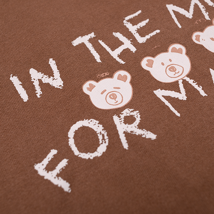  Áo Thun Form Baby Mood Brownii Madmind - Premium 100% Cotton 2 Chiều Màu Nâu 