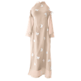  [ KÈM KHOÁC LỤA ] - Áo Dài Cách Tân Nữ Khiết Lam MADMIND - Màu Be 