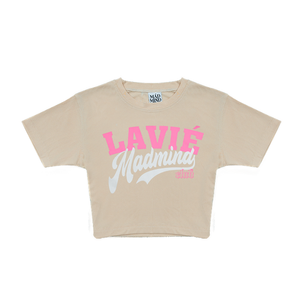  Áo Thun Lavie Croptop Madmind - Màu Be 