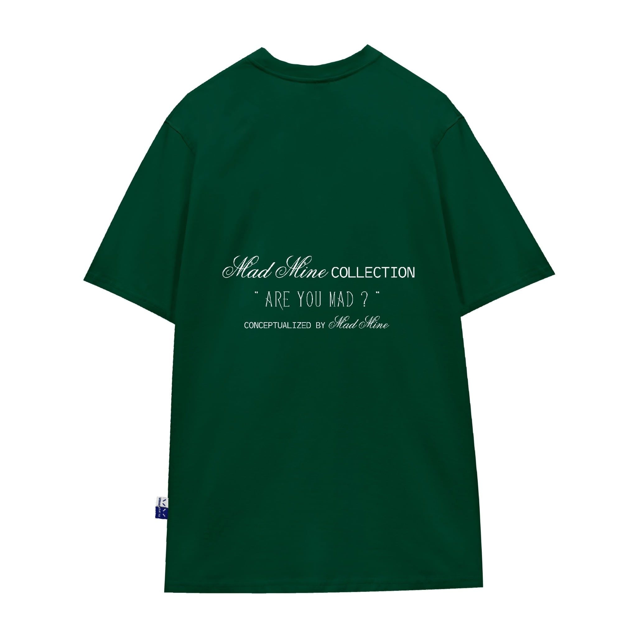  Áo Thun Are U Mad Madmind Màu Xanh lá 