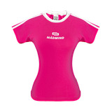  Áo Thun Form Body MM Era Madmind - Phối 2 Sọc Tay Ngắn, Premium Cotton Màu Hồng 