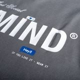  Áo Thun Essential Madmind Màu Xám, In Cao, Logo Lấp Lánh 