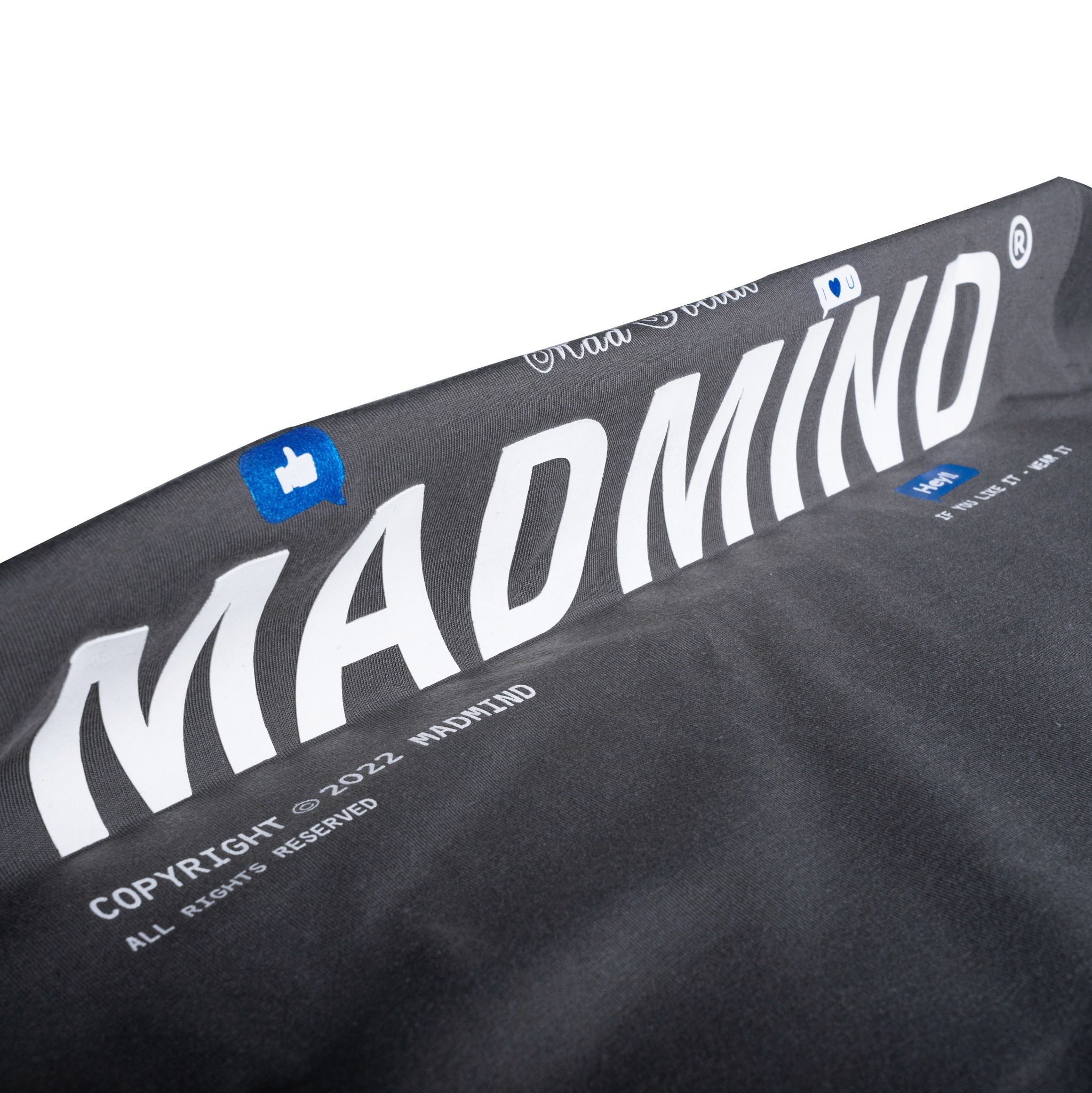  Áo Thun Essential Madmind Màu Xám, In Cao, Logo Lấp Lánh 