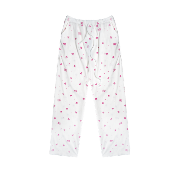  Quần Dài Nơ Hồng Bow Pants Madmind - Màu Trắng 