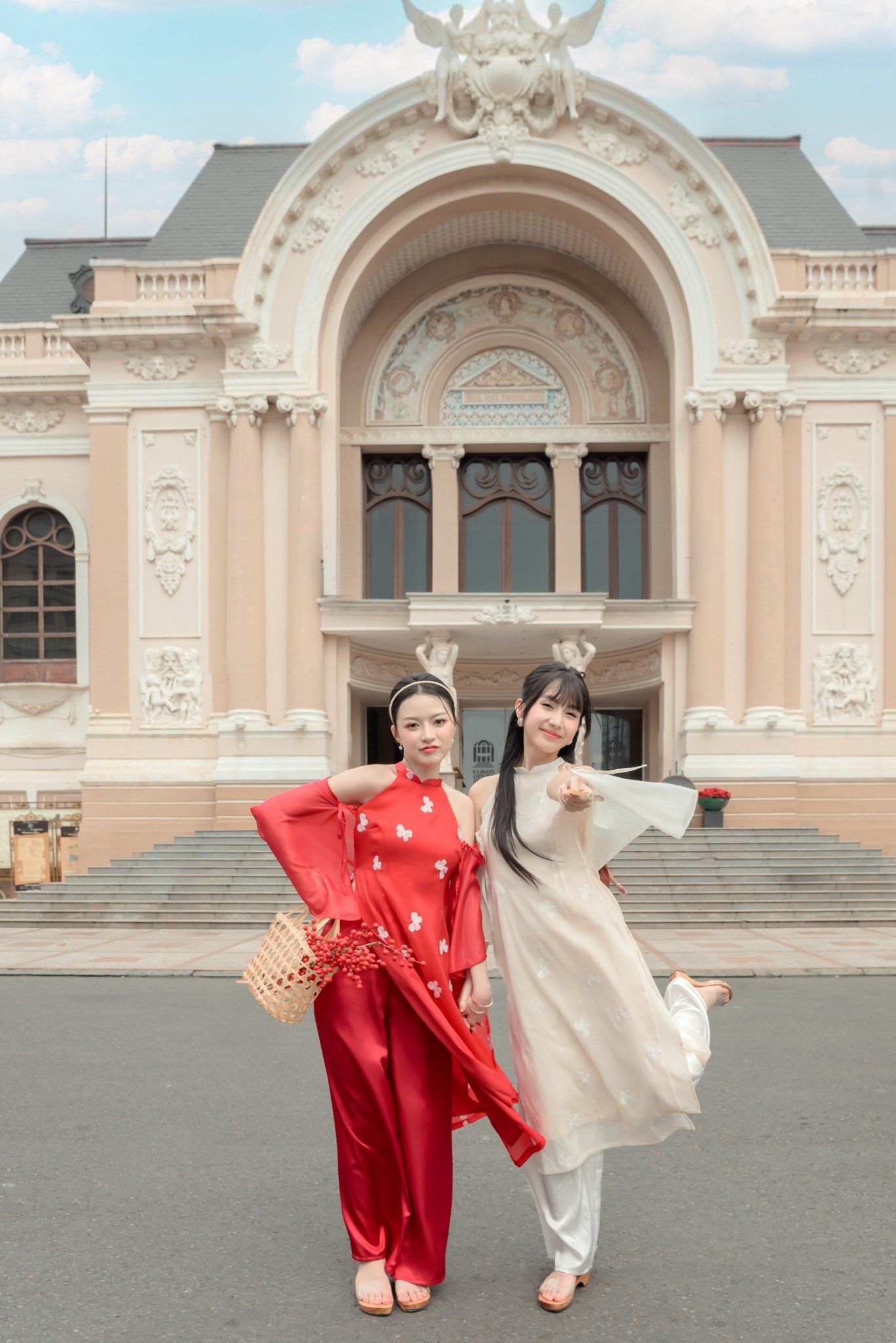  [ KÈM KHOÁC LỤA ] - Áo Dài Cách Tân Nữ Khiết Lam MADMIND - Màu Be 