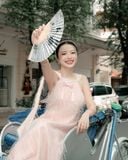  Áo Dài Mộng Đình MADMIND - Màu Hồng 