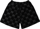  Quần Shorts Nỉ Bông Monogram - Màu Đen 