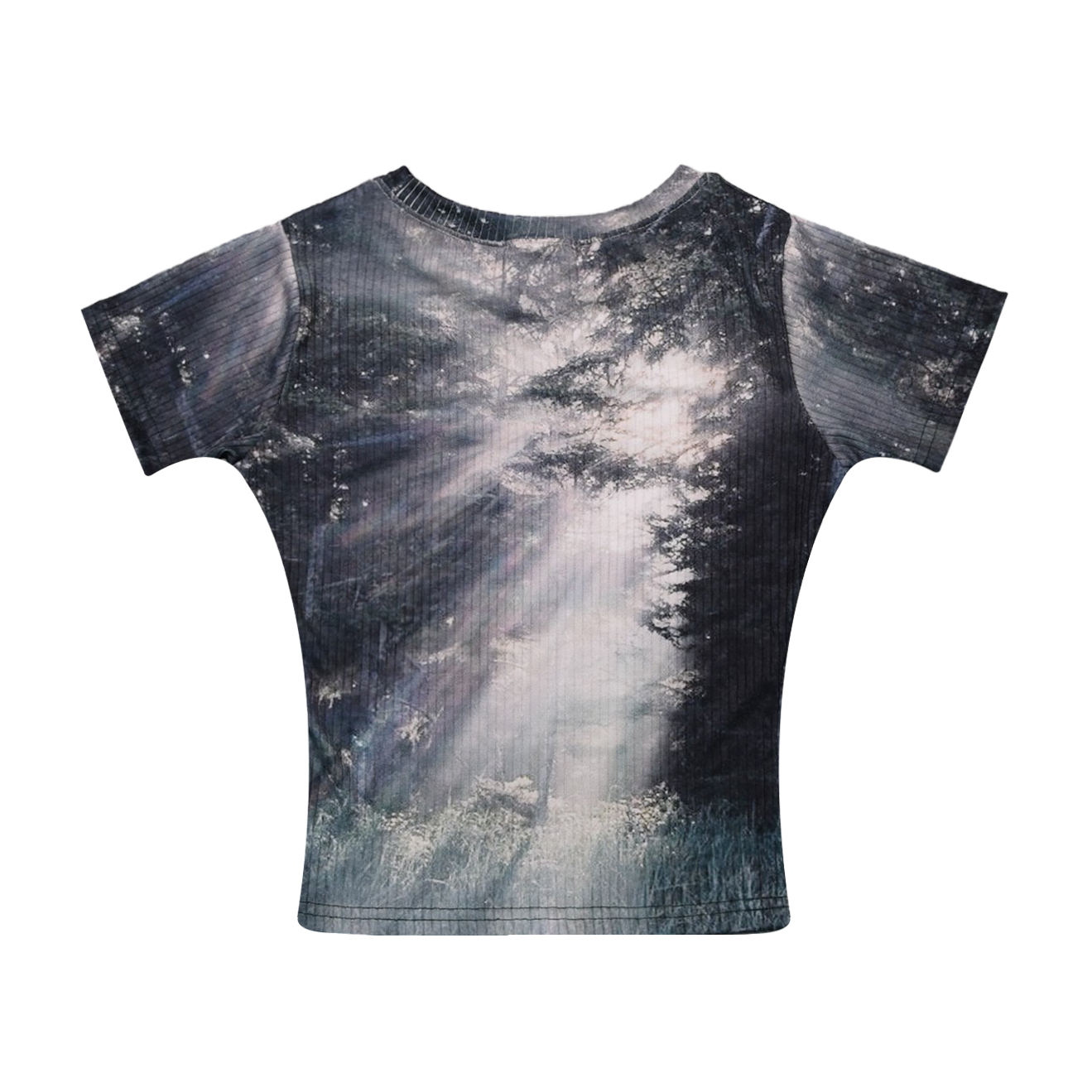  Áo Thun Nữ Form Ôm Body Họa Tiết In Nơ Bunny Top MADMIND - Màu Fullprint 