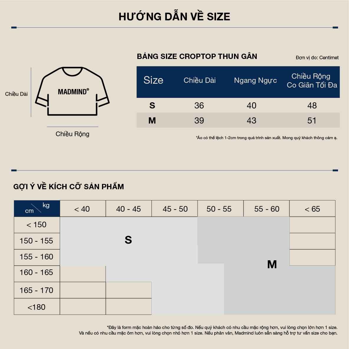  Áo Thun Croptop Phối 2 Sọc Double M Croptop Madmind - Màu Hồng 