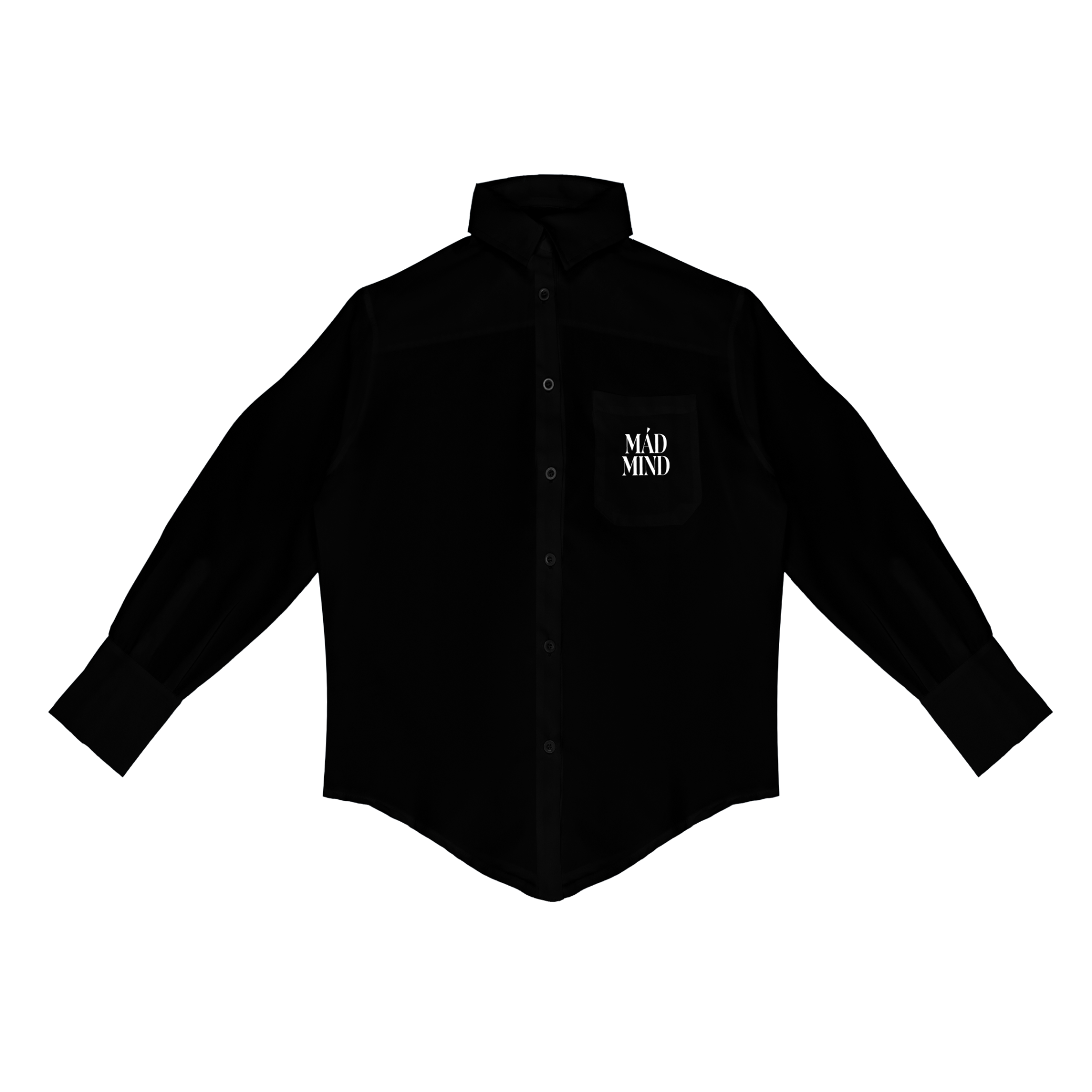  Áo Sơ Mi Tay Dài Daily Shirt Madmind - Màu Đen 