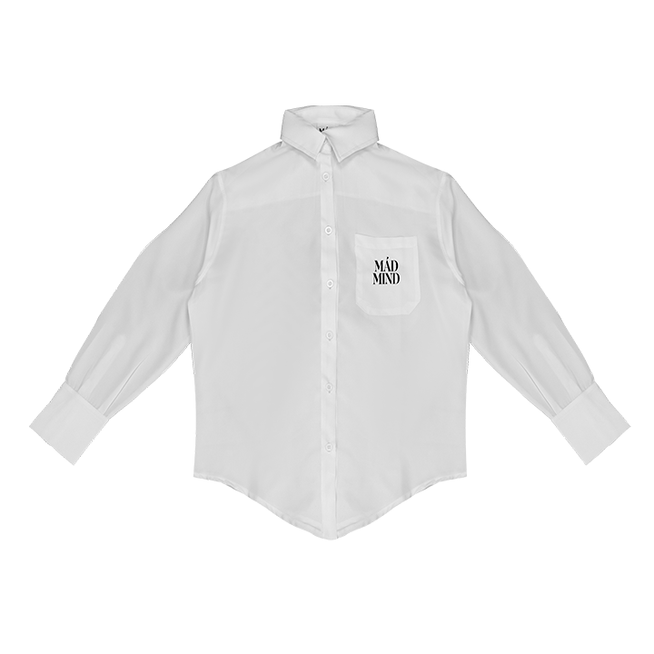  Áo Sơ Mi Tay Dài Daily Shirt Madmind - Màu Trắng 