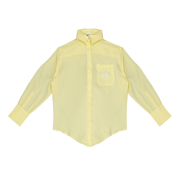  Áo Sơ Mi Tay Dài Daily Shirt Madmind - Màu Vàng Pastel 