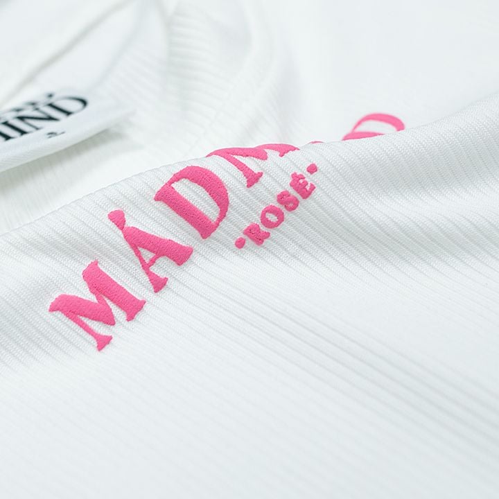  Áo Thun In Nổi Bloom Croptop Madmind - Màu Trắng 