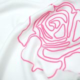  Áo Thun In Nổi Bloom Croptop Madmind - Màu Trắng 