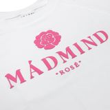  Áo Thun Ôm Body In Nổi Hoa Rosé Madmind - Màu Trắng 